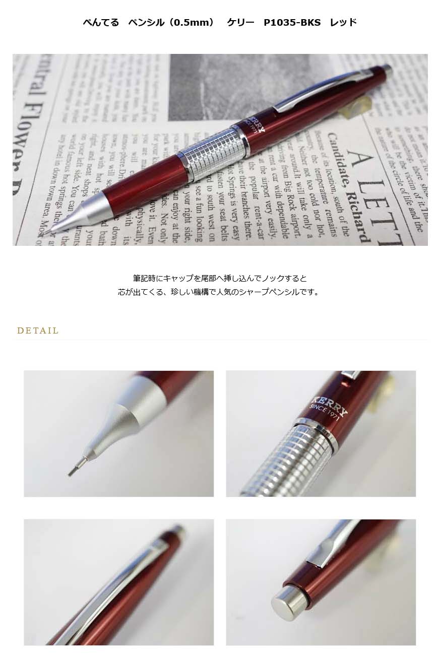 BURBERRY - BURBERRY リベラシリーズ シャープペンシル  ボルドー 廃番 BURBERRY - BURBERRY リベラシリーズ シャープペンシル ボルドー