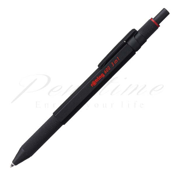 ロットリング 複合筆記具（ボールペン黒・赤・シャープ0．5mm